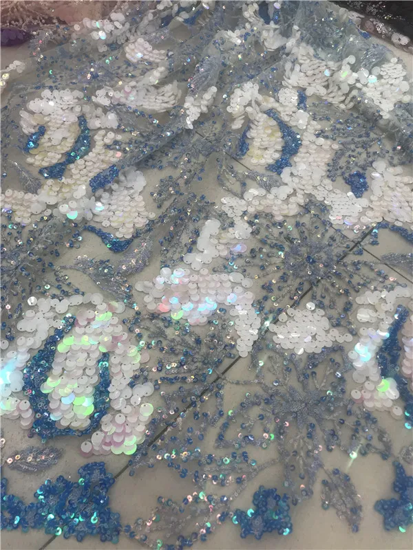 

Красивая чистая ткань с блестками, уникальная и популярная S-91689 кружевная ткань с вышивкой для свадебного платья