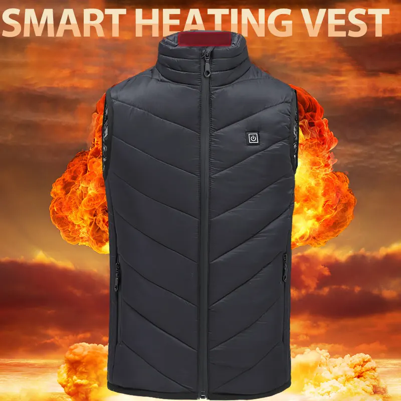 

Children Heated Vest Men Women Usb Heated Jackets Heating Vest Thermal Clothing Vest Winter Warmer Heating Jackets Cotton Vest