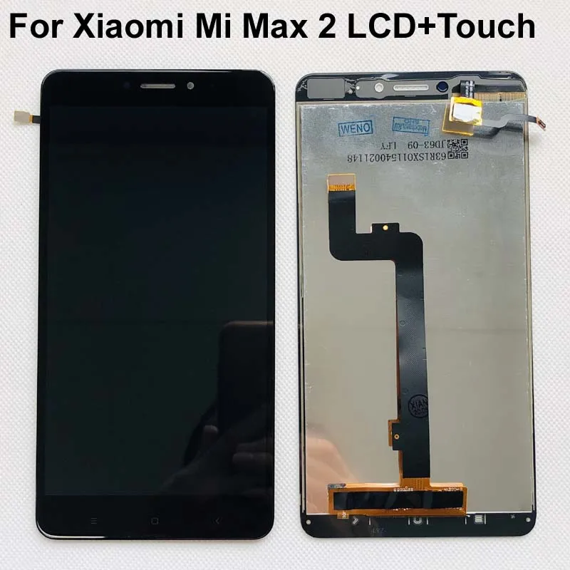 Качество AAA для Xiaomi Mi Max 2 ЖК дисплей + сенсорный экран дигитайзер 6 44 дюймов Max2 MI