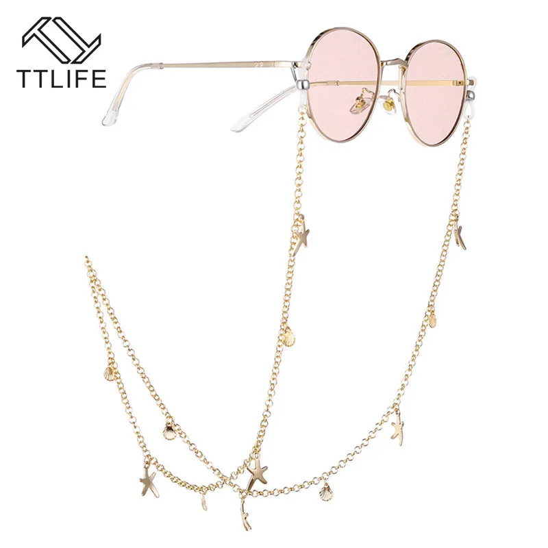 TTLIFE Морская звезда оболочка очки цепь шнурки аксессуары ремешок ожерелье шнурок