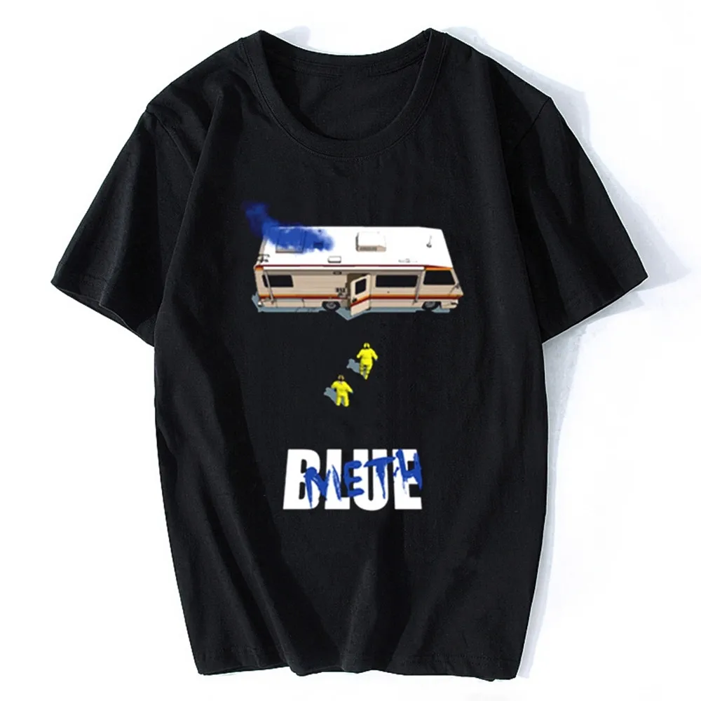 

New summer leisure style bus rescue printing fashion T-shirt round neck men's and women's punk retro style loose breathable shor