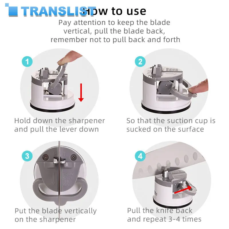 

Knife sharpener afilador cuchillos sharpening stone messenslijper piedra afilar aiguiseur de couteau whetstone faca kitchen tool