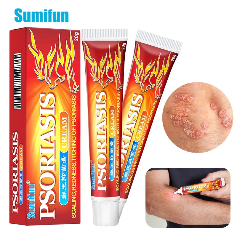 

1Pcs 20g Psoriasis Cream Itching Treatment Dermatitis Eczema Ointment Antibacterial Anti-itch Herbal Extract Cream Skin Care