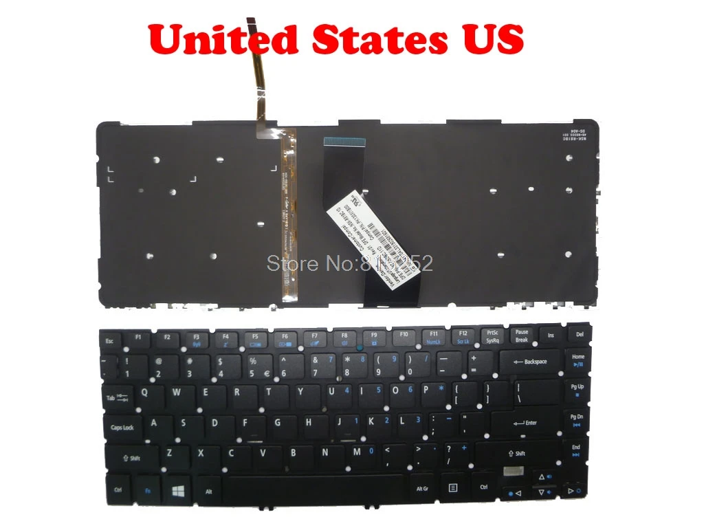 CA AR RU HU клавиатура для ACER M5 481 9Z.N8DBW.H1D 9Z.N8DBW.H1B NK.I1417.05H 9Z.N8DBW.H0Q NK.I1417.05S 9z.n8dbw.r h014z.|keyboard for