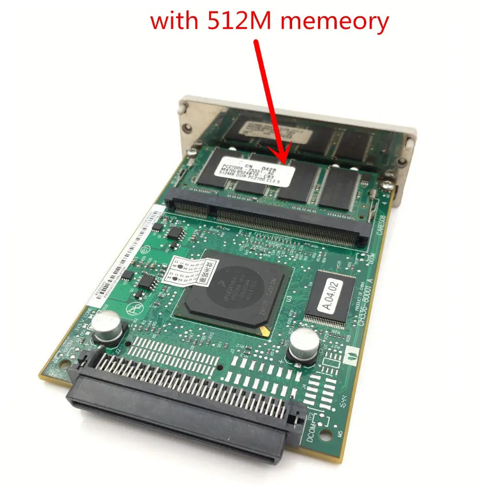 

NEW CH336-60001 CH336-80001 GL/2 Formatter Accessory Card main logic board + 512MB RAM for HP Designjet 5100 510 510ps 24" 42"