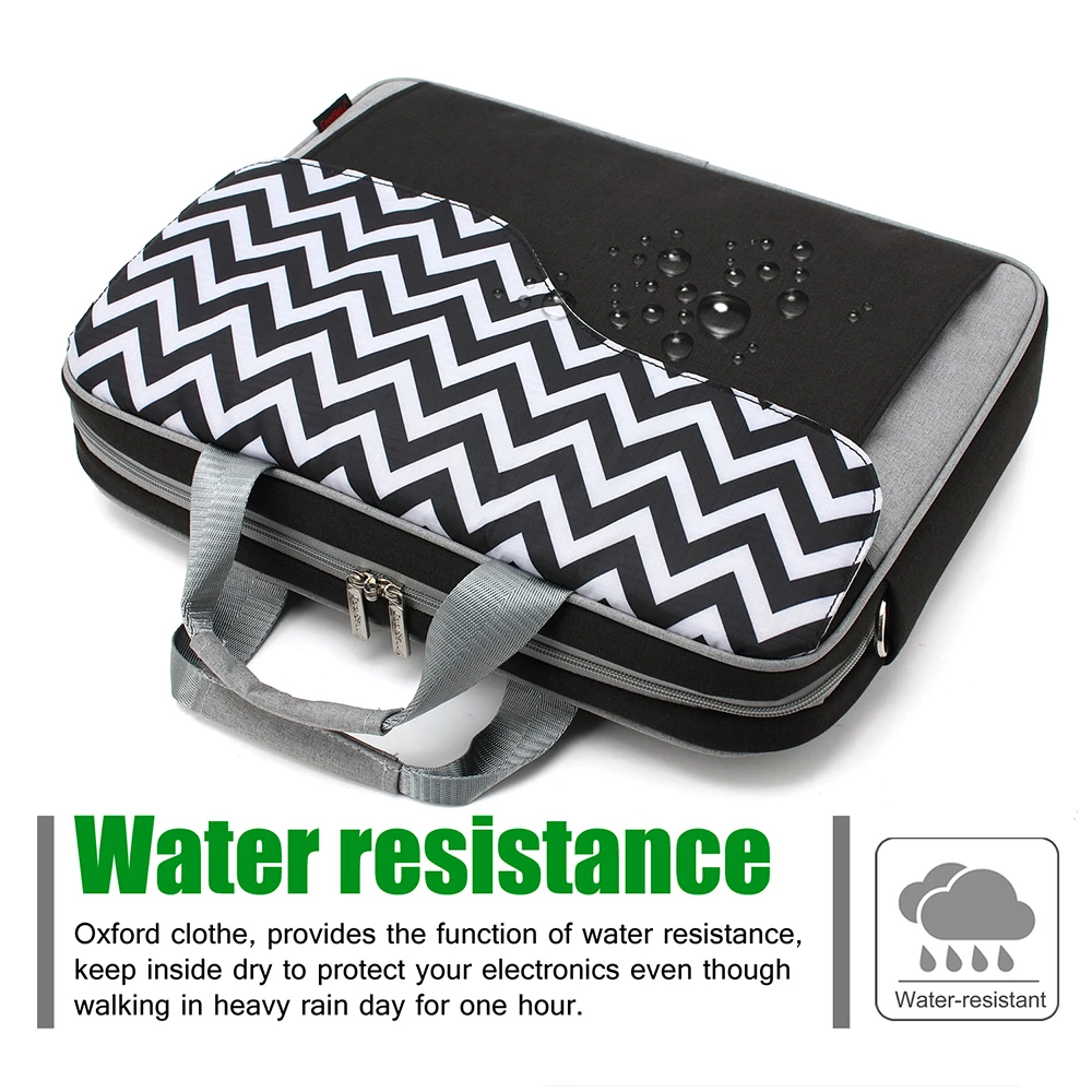 CoolBell Multi-use Strap Laptop Sleeve Bag With Handle For 15.6