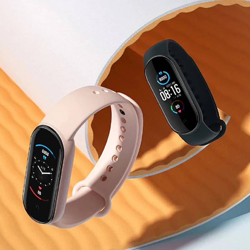 Смарт-браслет Xiaomi Band 5 4 цвета с AMOLED экраном | Электроника
