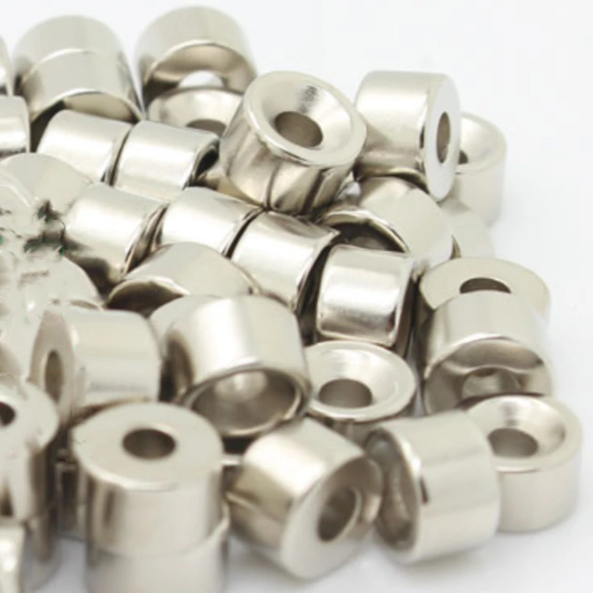 Небольшой потайной круглый неодимовый магнит NdFeB мощный редкоземельный