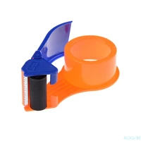 1pcs simple practical sealing packaging parcel plastic roller 2 width tape cutter dispenser tape accessories