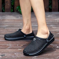 new summer eva black sandals for men outdoor comfortable garden beach clogs men sports sandals platform soft sandals women