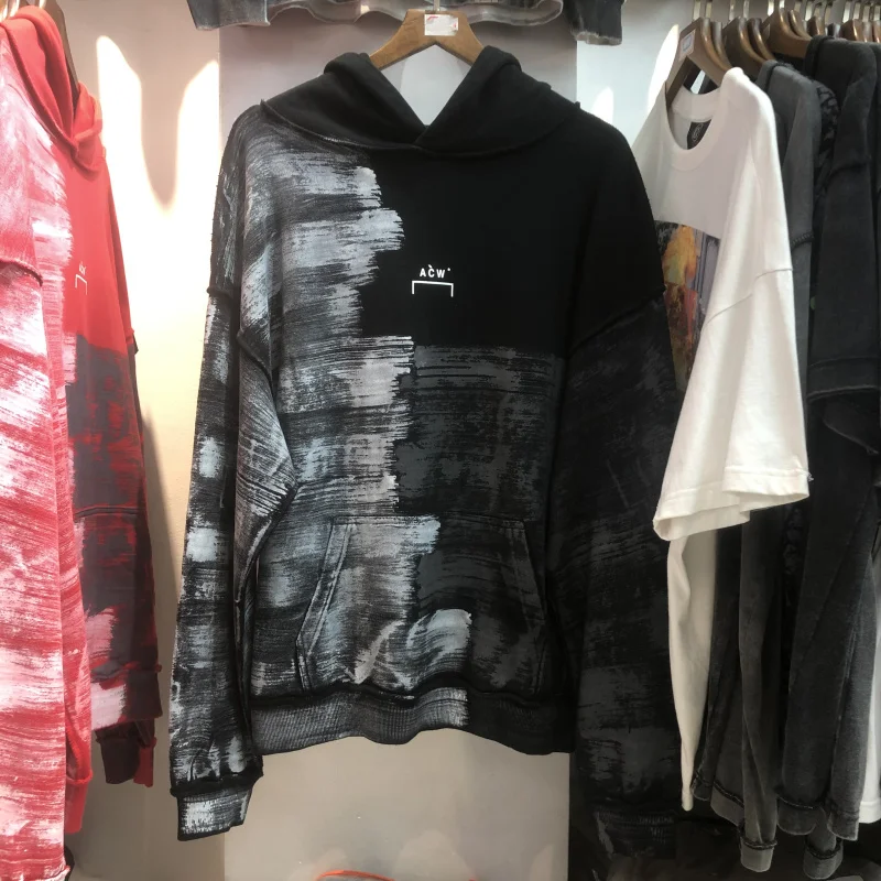 

Толстовка с надписью Tie-dye A COLD WALL * для мужчин и женщин, свитшот с надписью «холодная стена» и надписью «холодная стена», одежда для мужчин