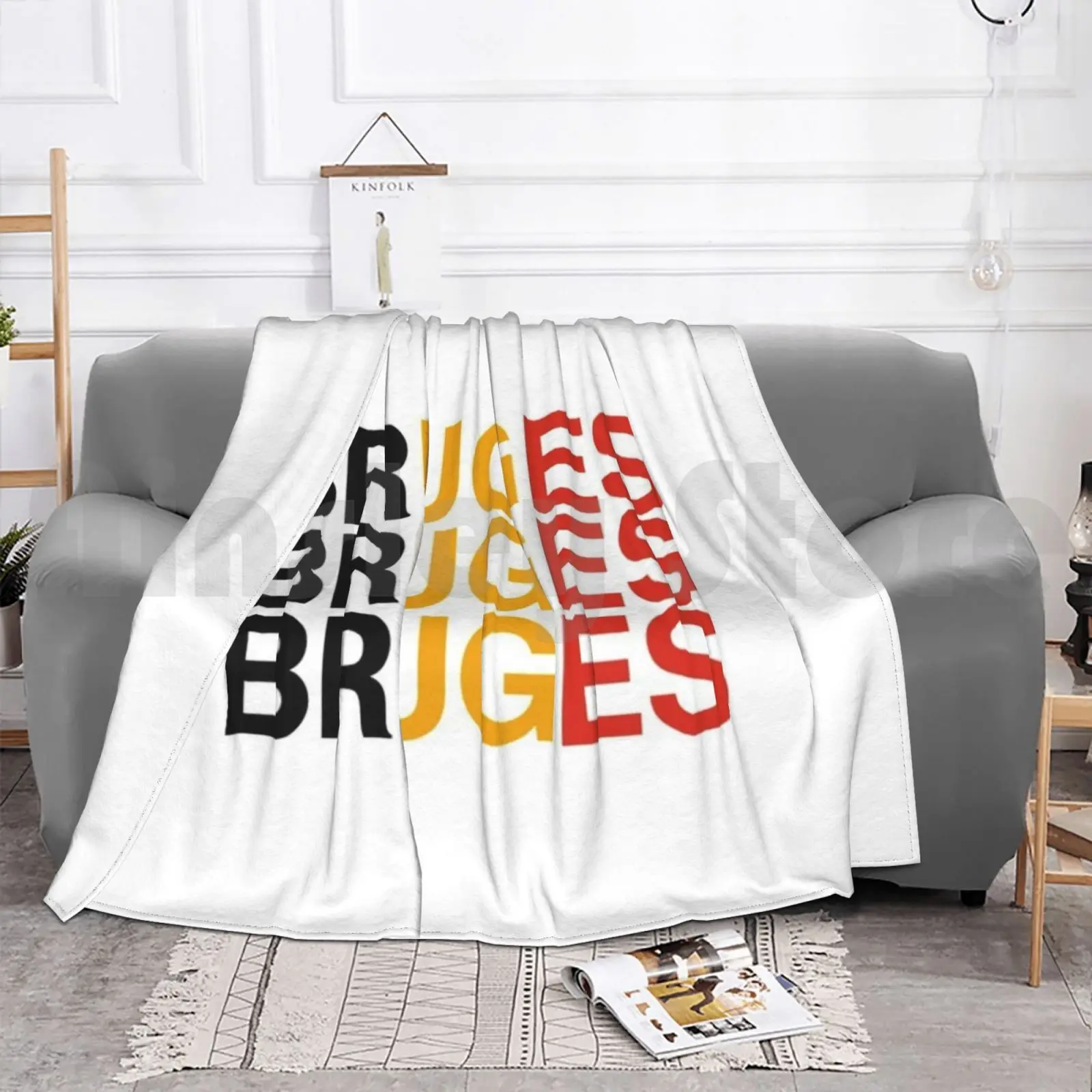 Бельгийский флаг одеяло модный на заказ бельгийский