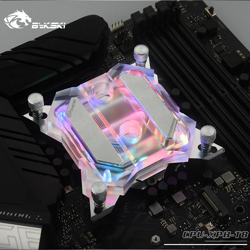 Водяной блок Bykski Butterfly CPU для INTER LGA 1156 1155 1151 1150 2011 2066 1366 RGB / A AURA SYNC XPH T8|Кулеры и
