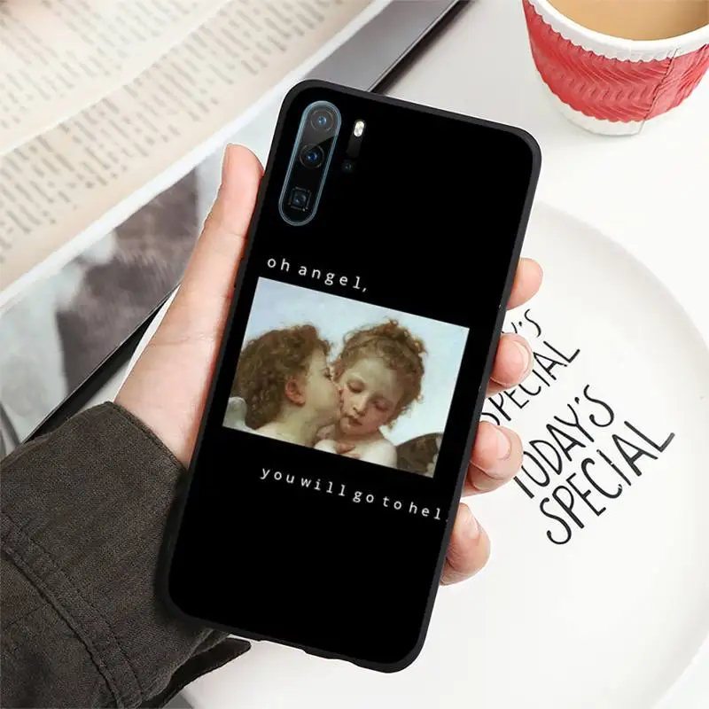 

Great art aesthetic van Gogh Mona Lisa Phone Case For Huawei P40 P20 P30 lite Pro P Smart 2019 Mate 40 20 10 Lite Pro Nova 5t