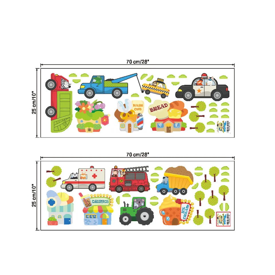 Мультяшная Фреска для детской комнаты Декор дома наклейка на стену