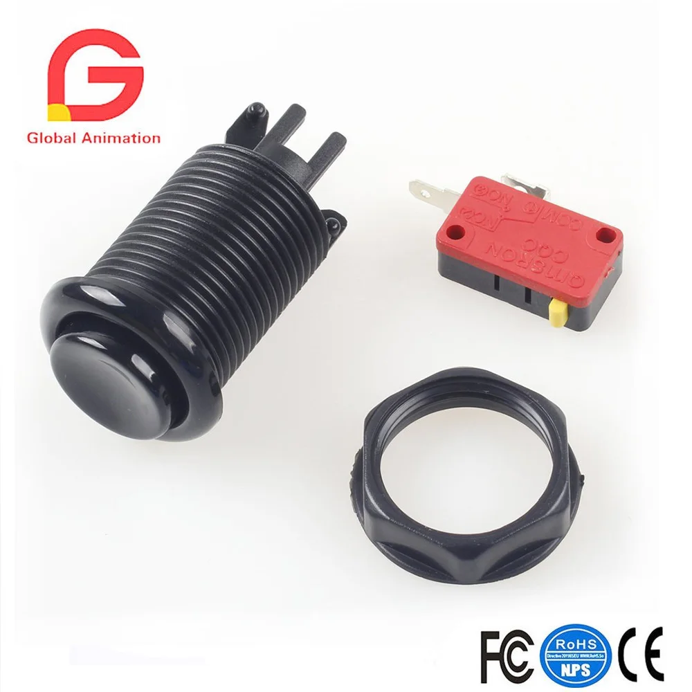 Zero Delay Pc аркадная игра DIY набор деталей 9x аркадные кнопки с Microswi Happ + 8-полосный