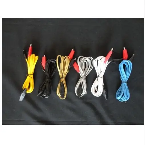 10 шт./терапевтический переходник для крокодиловой клипсы электроды провода