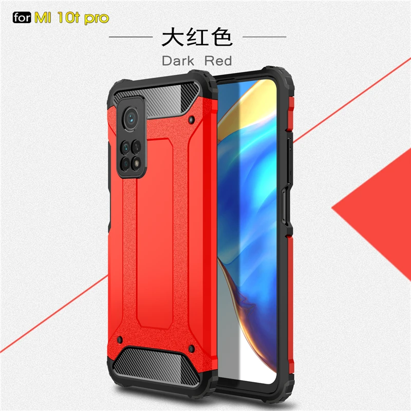 for cover xiaomi mi 10 t 10t pro case for mi 10t pro capas shockproof pc phone cover for redmi note 8 9 s mi 10t pro lite fundas free global shipping