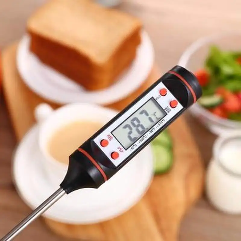

Kitchen Cooking Food Meat Probe Digital BBQ Thermometer -50 To 300'C Instant Read Oven Thermometer Tools Probe Thermometer