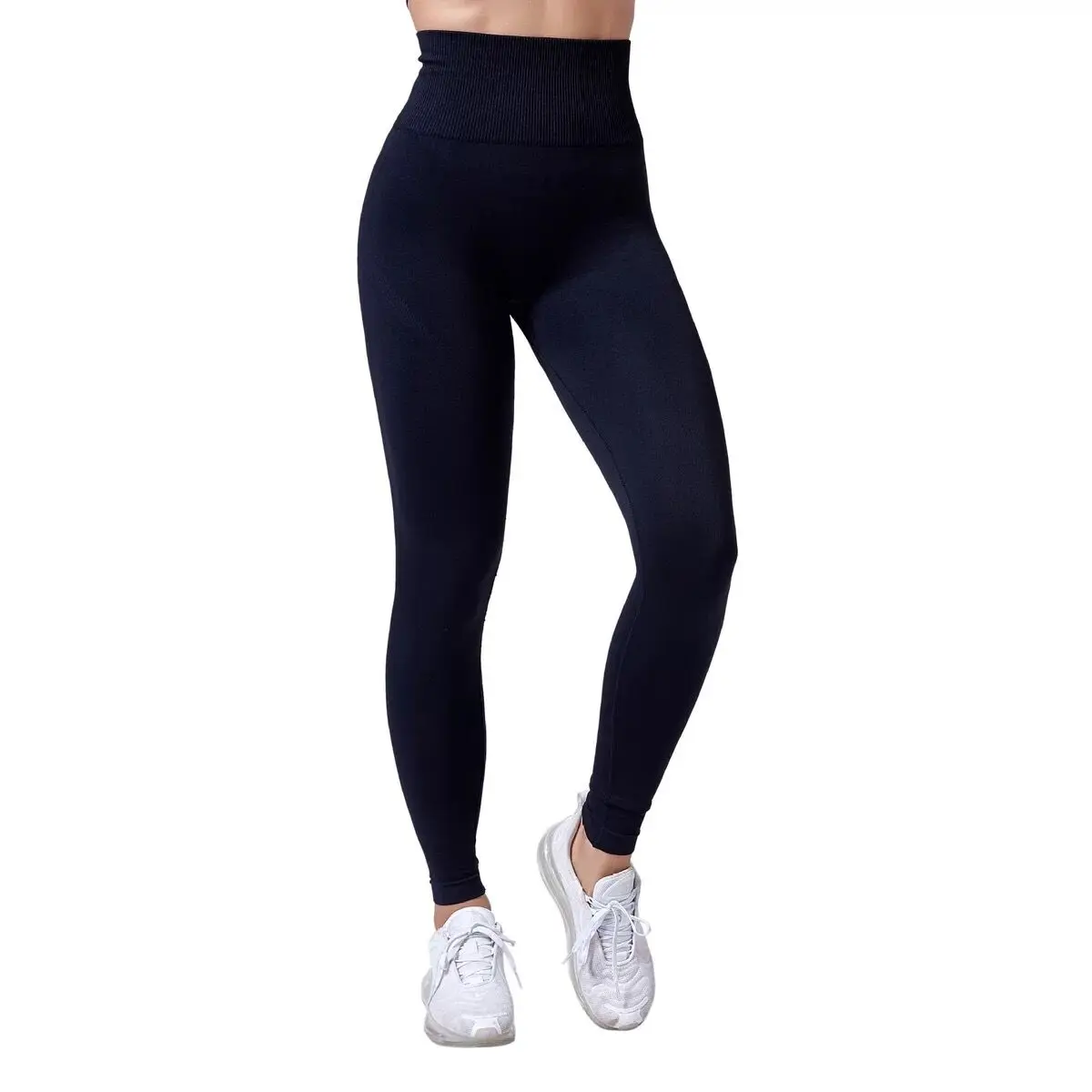 

SANDRAJRR High Waist Fitness Legging Women Tummy Control Seamless Workout Running Pants Exercise Wear Stretchy 10% Spandex