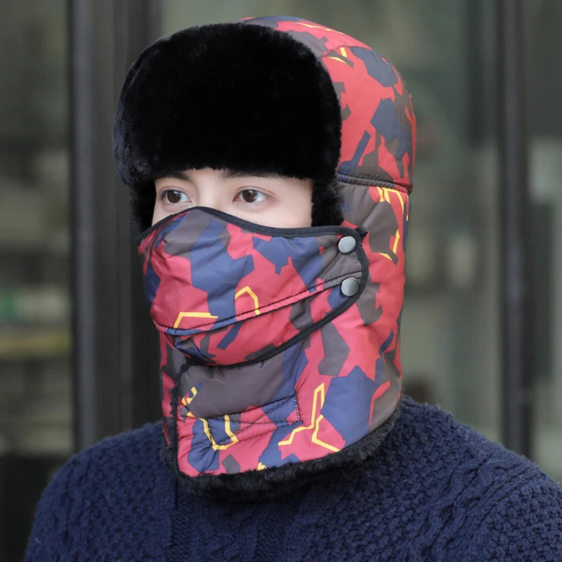 

Ushanka russian faux fur cap men winter hats ear flaps snow bomber hat windproof for women warm troope caps gorro balaclava