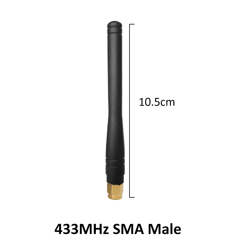 GRANDWISDOM 5/10/20pcs 433mhz antenna 3dbi sma male lora antene pbx iot module lorawan signal receiver antena high gain