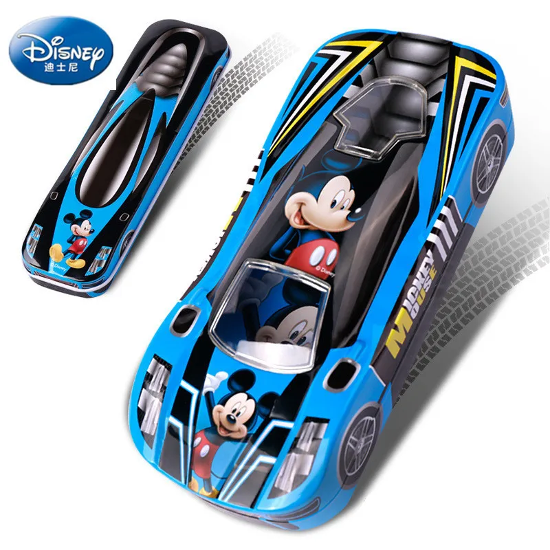 Disney креативный канцелярский Автомобиль Стайлинг пенал Микки Минни милый подарок