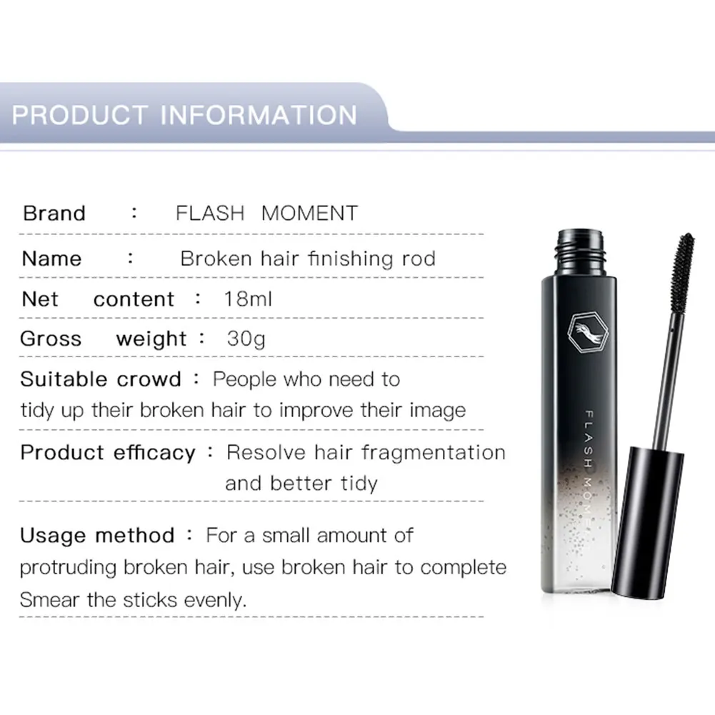 

Broken Hair Cream Shaping Gel Hair Wax Sticks Untidy Hair Finishing Liquid Care Natural Stick Fixed Shape Broke Hair Stick