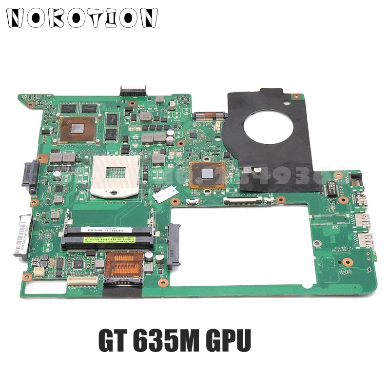 NOKOTION материнская плата для ноутбука Asus N76V N76VB N76VJ N76VM N76VZ основная HM76 DDR3 GT635M