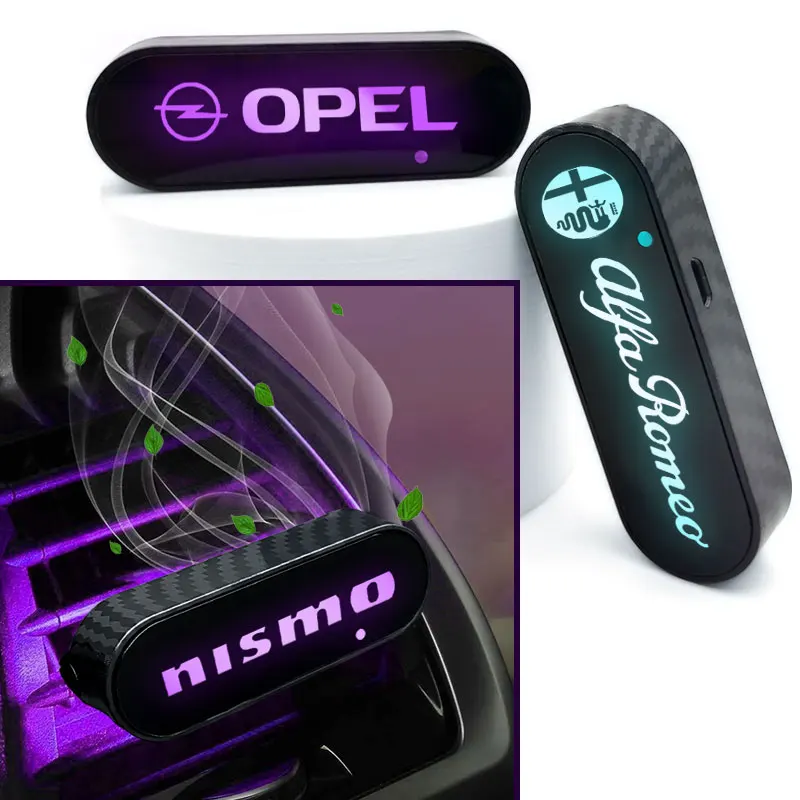 1pcs Car Conditioning Vent Outlet Fresh Aromatherapy LED Fragrance Light For Volkswagen VW Golf 4 6 7 GTI Tiguan Passat B5 B7 | Автомобили