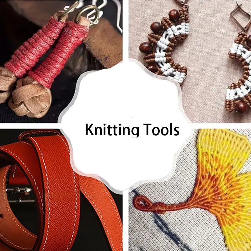 

Jiwuo Waxed Thread 150D 1mm Hand Stitching Cord for Leather DIY Craft Tool 250M DIY Handicraft Leather Sewing Line Tools