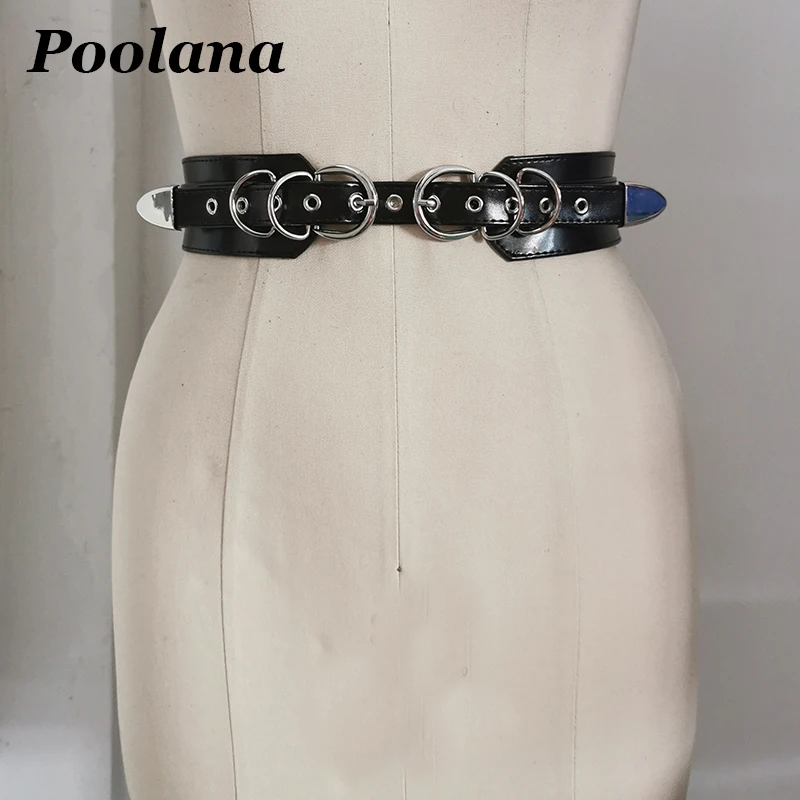 Женский кожаный ремень на заказ с готической пряжкой в стиле панк | Аксессуары