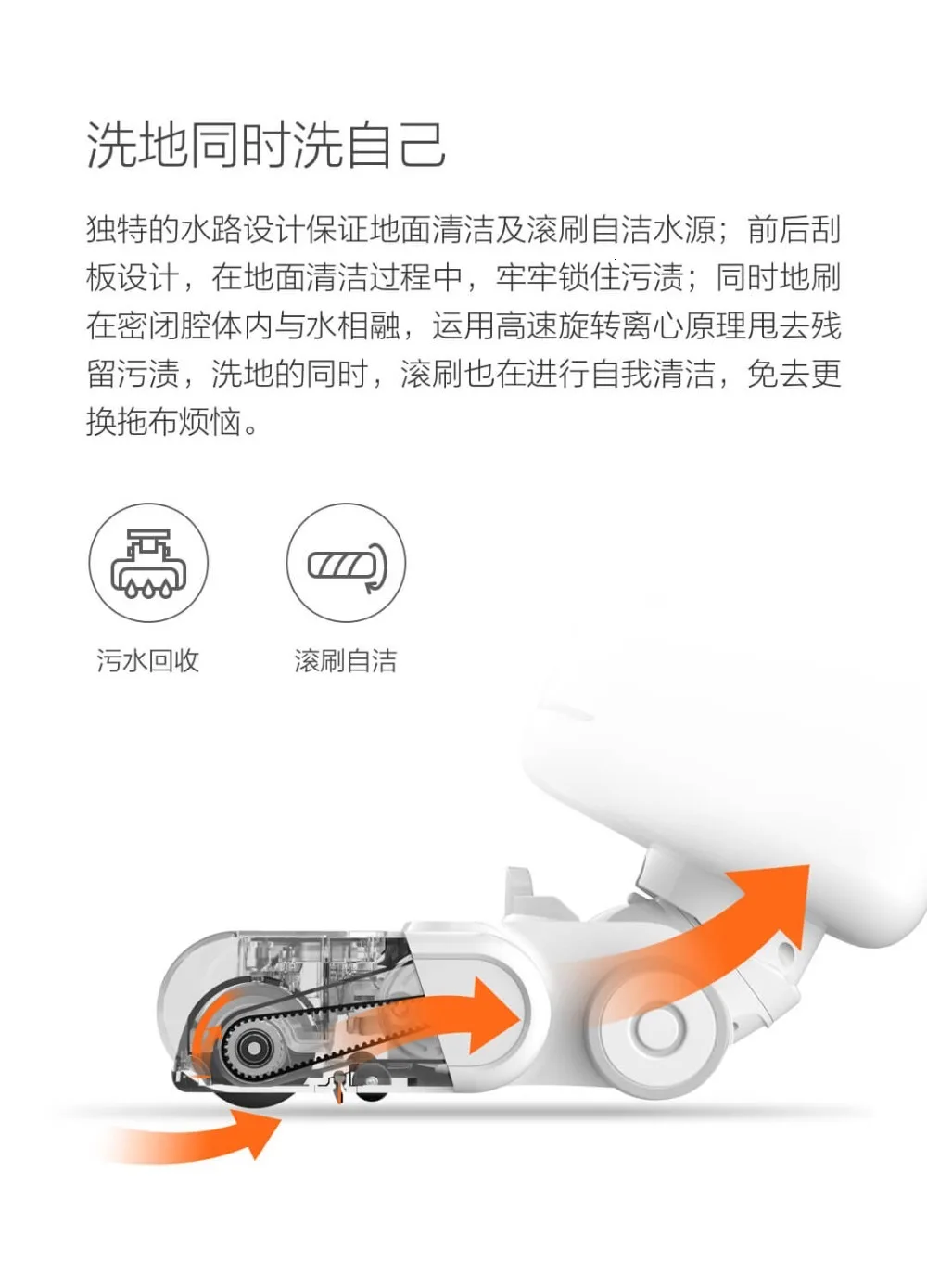 Xiaomi SWDK Летающая собака Беспроводная машина для мытья пола ручной Электрическая Швабра стеклоочистителя Моечные машины для пола пылесос протирочная машина