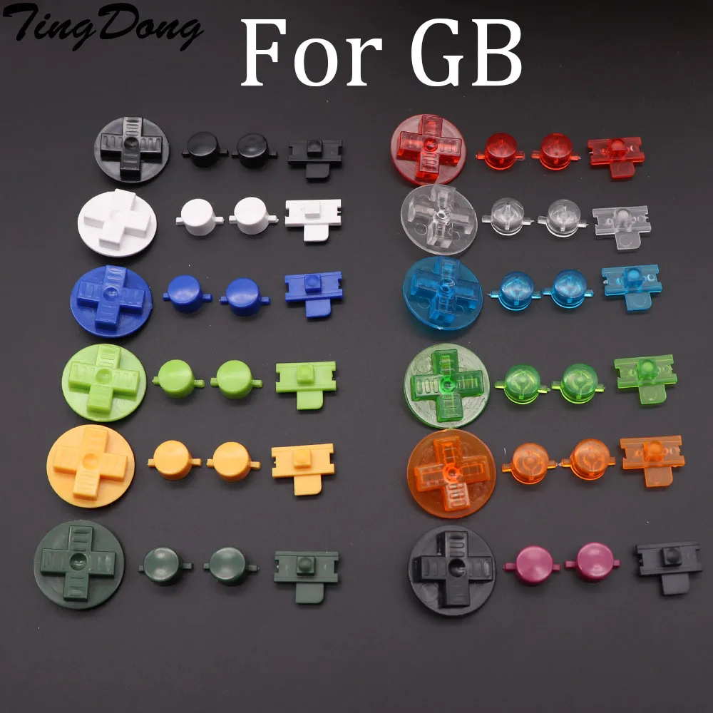 Запасные кнопки TingDong для модели Gameboy планшетов GB DMG DIY A B D-pad | Электроника