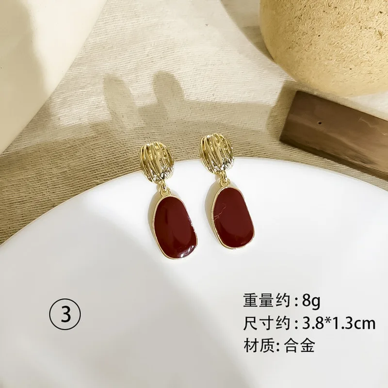 Женские Висячие серьги с кисточками длинные геометрические в Корейском стиле