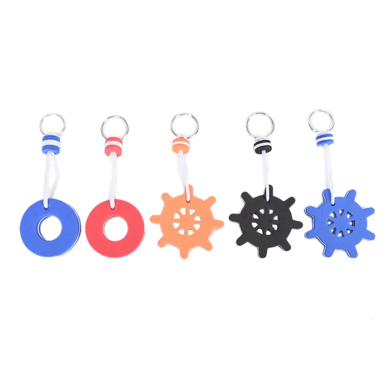 1 шт. плавающий брелок для ключей плавания на яхте лодке плавучем синий рафтинга