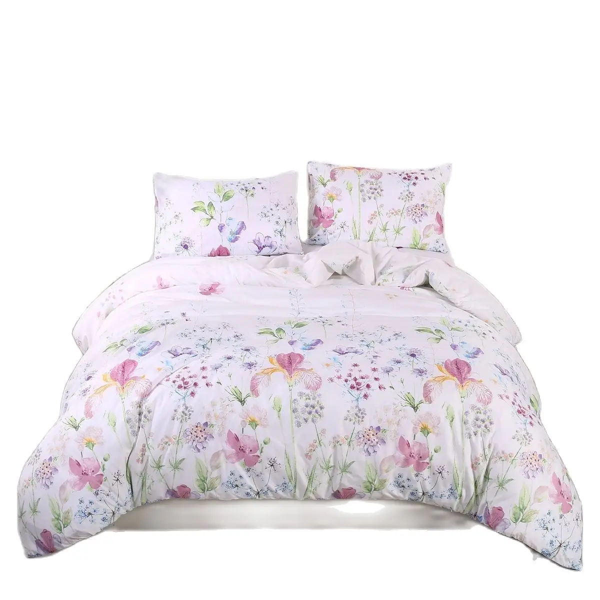 Комплект постельного белья с цветочным рисунком классический современный