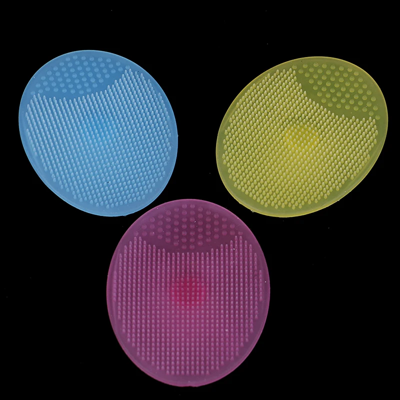 

1PCS Colorful Baby Silicone Cleanser Pads Face Wash Brush Exfoliating Cleansing Blackhead Remover Face Skin Care Tools
