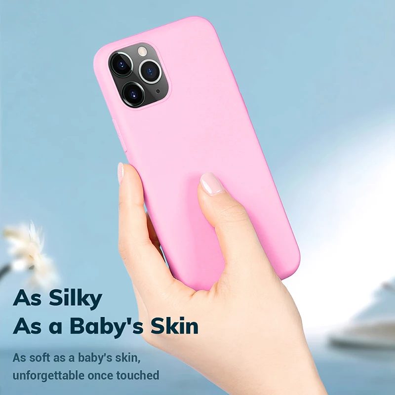 TOPK чехол для телефона iPhone 11 Pro Max мягкий тонкий противоударный из ТПУ карамельного