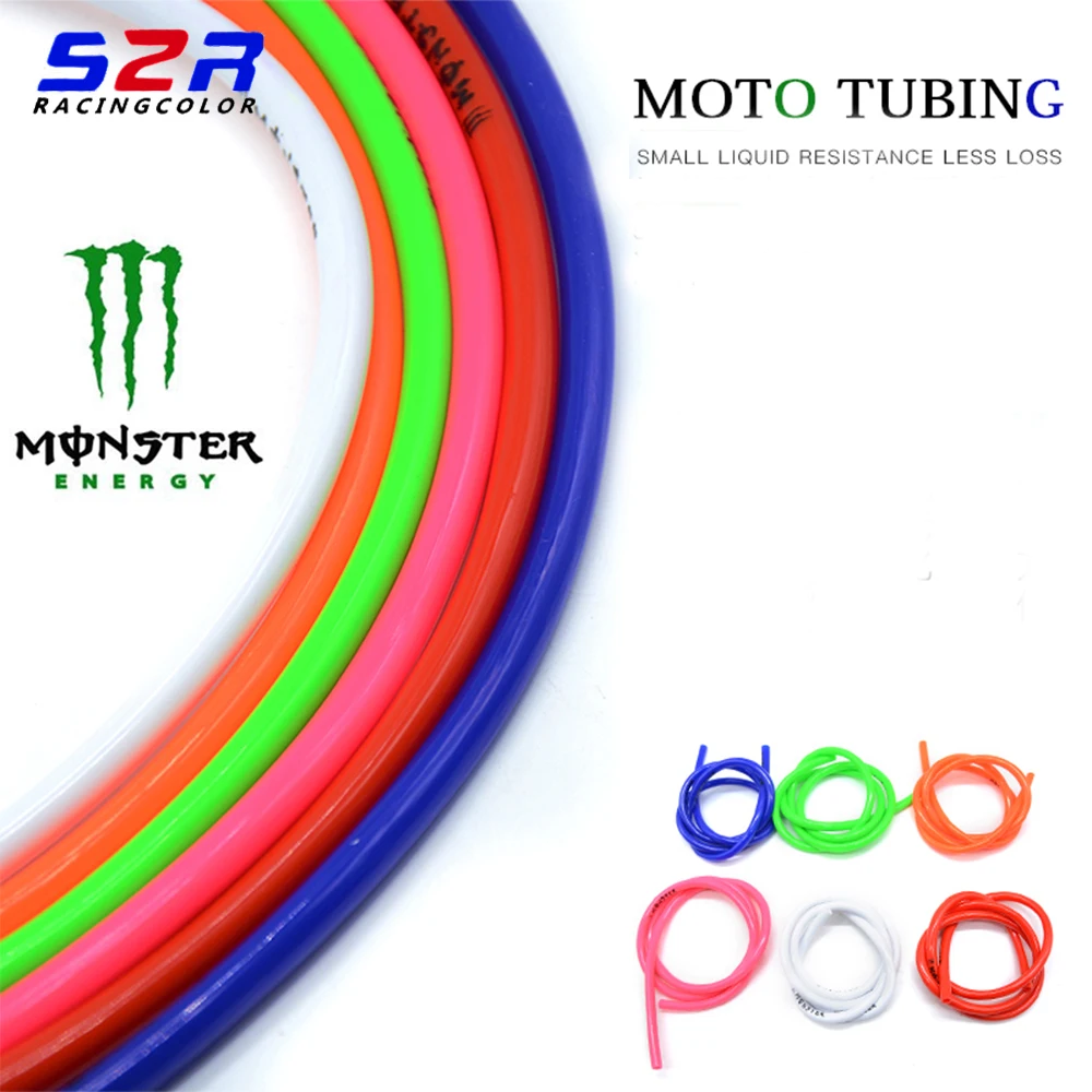 Трубка для подачи топлива и масла мотоцикла велосипеда бензиновая труба 5 мм I/D 8 O/D мягкий топливный шланг Honda