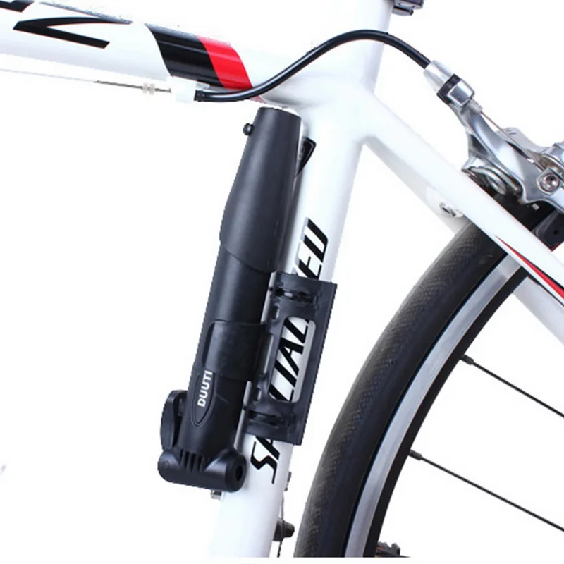 

High Pressure Bike Pump Hand Mini Pump Bicycle Air Inflator Compressor with Holder for Schrader and Presta Valve Fietspomp