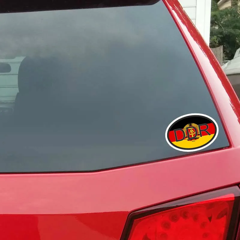 Креативная немецкая наклейка DDR код страны Забавный для Авто/бампера/переводная
