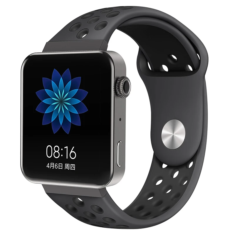 8063 Мягкий силиконовый ремешок для часов для xiaomi smart watch, новинка, сменный ремешок для mi watch, резиновый ремешок для часов, аксессуары - Цвет: 8063