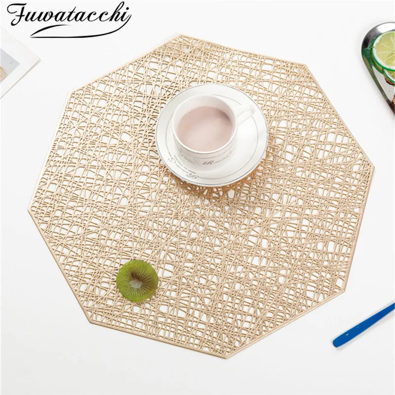 Подставки под столовые подставки лотос лист пальмовый имитация растений чашка