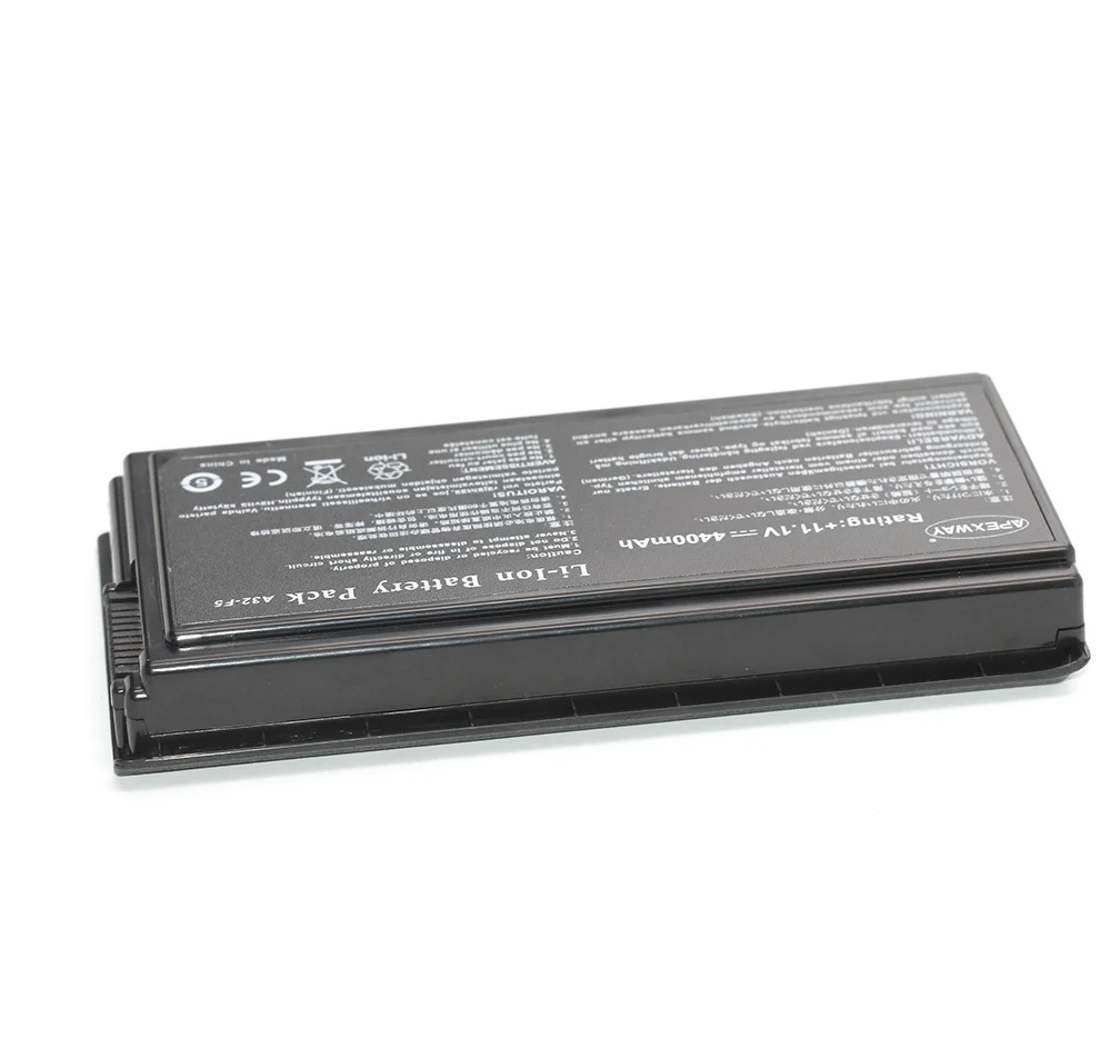 ApexWay Аккумулятор для ноутбука ASUS A32 F5 90 NLF1B2000Y F5C F5GL F5M F5N F5Ra F5RI F5SL F5Sr F5V F5VI F5VL|laptop