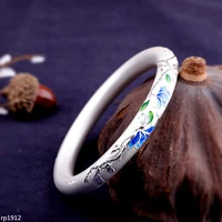 kjjeaxcmy boutique jewelry direct selling jewelry foot silver 999 jewelry burning blue womens ruolan fragrant bracelet