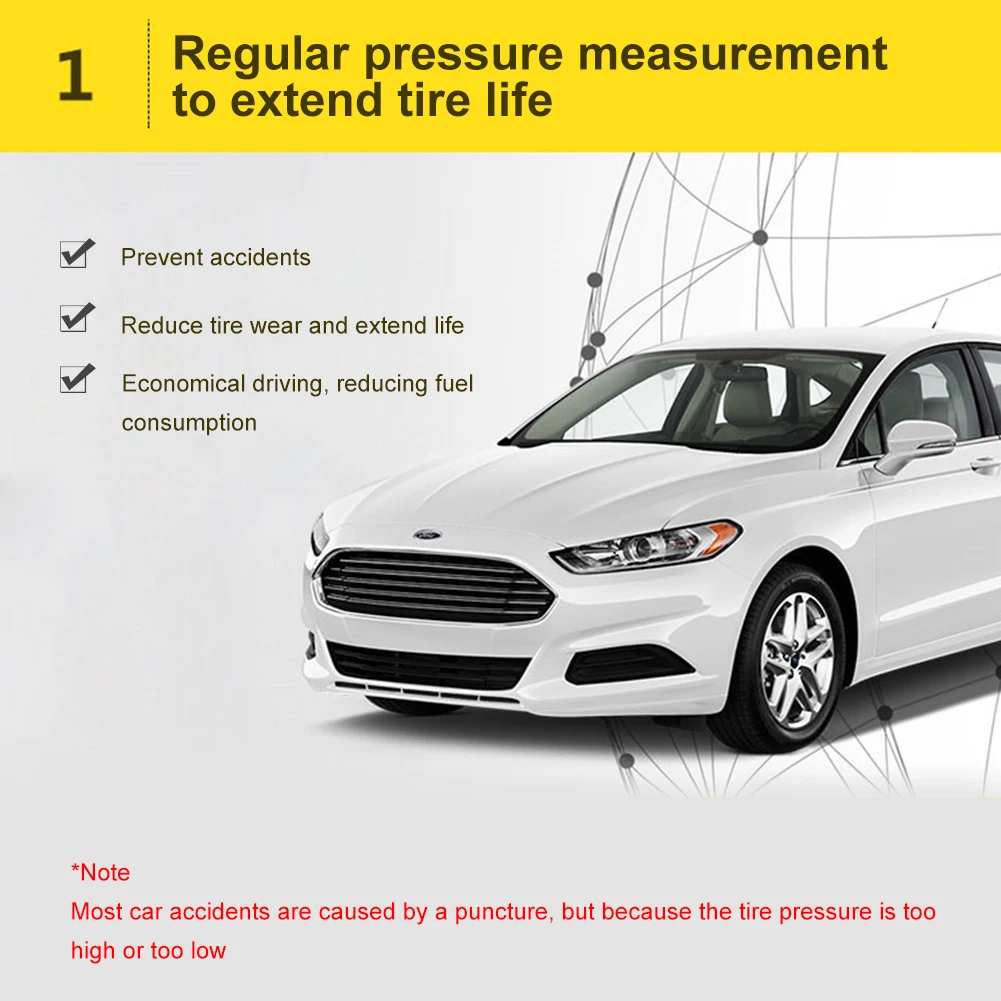 TG105 цифровой автомобильный измеритель давления в шинах манометр ЖК дисплей