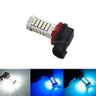 1 шт. светодиодные противотуманные фары 6000K H11 H8 66SMD HB4 HB3 9005 9006 Автомобильные противотуманные фары DRL 12 в фары дальнего света