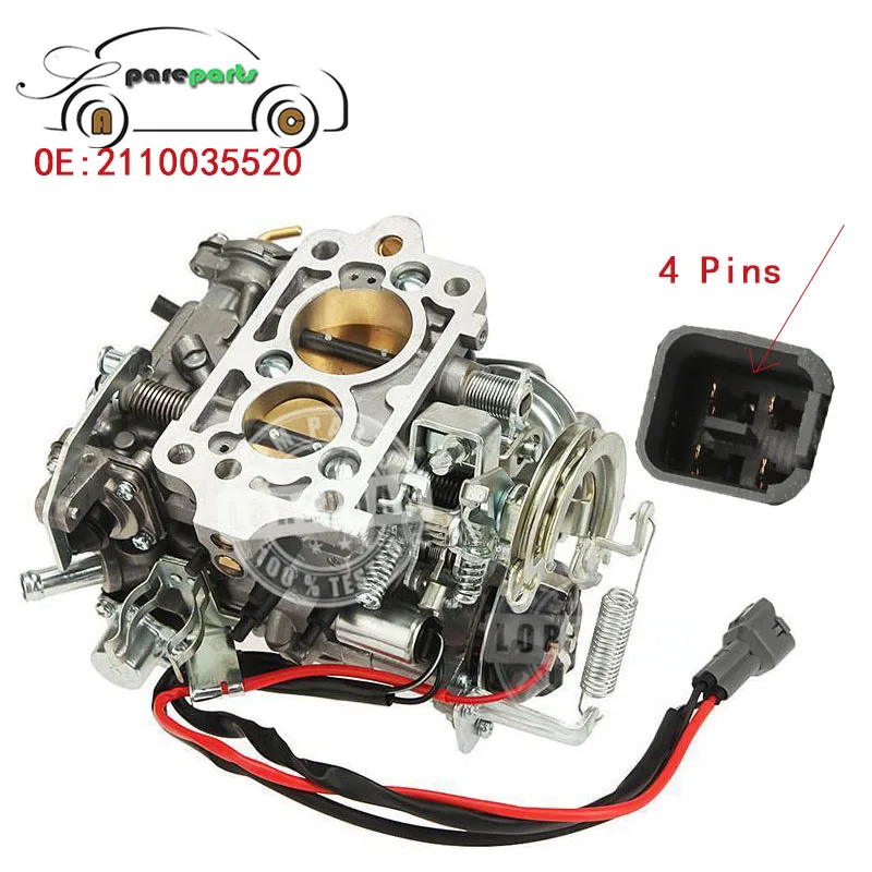 Карбюратор в сборе 21100 35520 2110035520 для двигателя 22R YOTA Hilux Corona Celica pickup 4runner гарантия