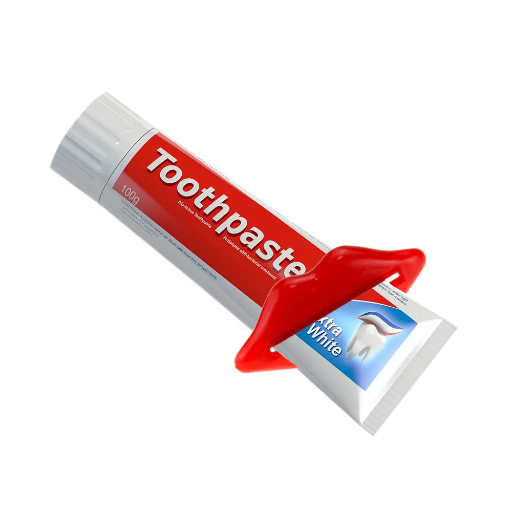 1 шт. выдавливатель для зубной пасты в форме сексуальных красных губ|Наборы